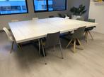 Tafel, Huis en Inrichting, Tafels | Eettafels, Ophalen, Gebruikt, 100 tot 150 cm, Vierkant