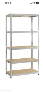 Opberg rek - Stelling - Gegalvaniseerd metaal 176x90x45cm, Ophalen, Zo goed als nieuw