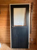 Tuinhuisdeur met slot 85 x 198, Tuin en Terras, Tuinhuizen, Gebruikt, Tuinhuis, Minder dan 200 cm, 1 raam