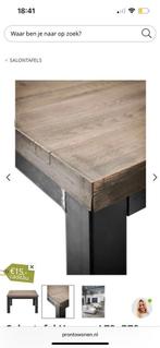 Salon tafel, Huis en Inrichting, Ophalen, 50 tot 100 cm, Zo goed als nieuw, Vijf personen of meer