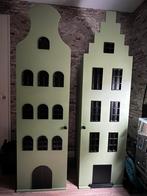 Twee Amsterdamse grachtenpand kledingkasten kinderkamer, Ophalen, Minder dan 75 cm, 50 tot 70 cm, 105 cm of meer