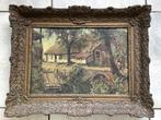 Schilderij op canvas met lijst., Antiek en Kunst, Kunst | Schilderijen | Klassiek, Ophalen