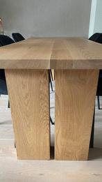 Te koop, boomstam tafel 210x90 cm, Ophalen, Eikenhout, 200 cm of meer, 50 tot 100 cm