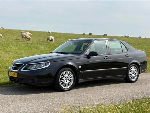 Saab 9-5 2.0 T Sport Sedan 2006 Zwart | cruise | clima | apk, Auto's, Saab, Bedrijf, Saab 9-5, ABS, Airconditioning, Bochtverlichting