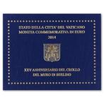 2 Euro Vaticaan 2014 - Berlijnse Muur (BU), Postzegels en Munten, Munten | Europa | Euromunten, 2 euro, Setje, Ophalen of Verzenden