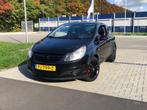 Opel Corsa OPC Line 1.4 64KW 3D 2010 Zwart, Voorwielaandrijving, Stof, 4 cilinders, Sportstoelen