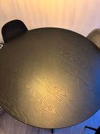 Zwarte Ronde Eettafel - 120cm, Huis en Inrichting, Tafels | Eettafels, Ophalen, Overige materialen, 100 tot 150 cm, Rond