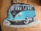 Volkswagen bus Transporter op plaat ter decoratie, Ophalen of Verzenden, Zo goed als nieuw
