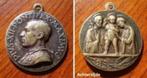 Oude zilveren Pausenmedaille, Pius XII en Jozef, maria, Jez, Postzegels en Munten, Verzenden, Zilver, Buitenland