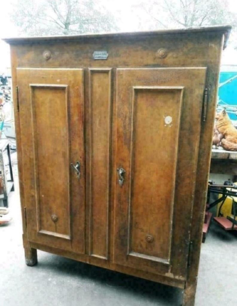 Antieke slagers koelkast , voorraadkast vanuit Duitsland., Antiek en Kunst, Antiek | Overige Antiek, Ophalen