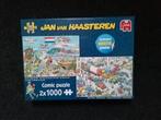 Legpuzzel Jan van Haasteren 2 in één doos, Ophalen of Verzenden, 500 t/m 1500 stukjes, Zo goed als nieuw, Legpuzzel