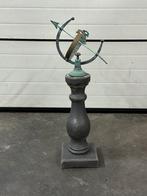 Antieke zonnewijzer op sokkel, Tuin en Terras, Zonnewijzers, Ophalen