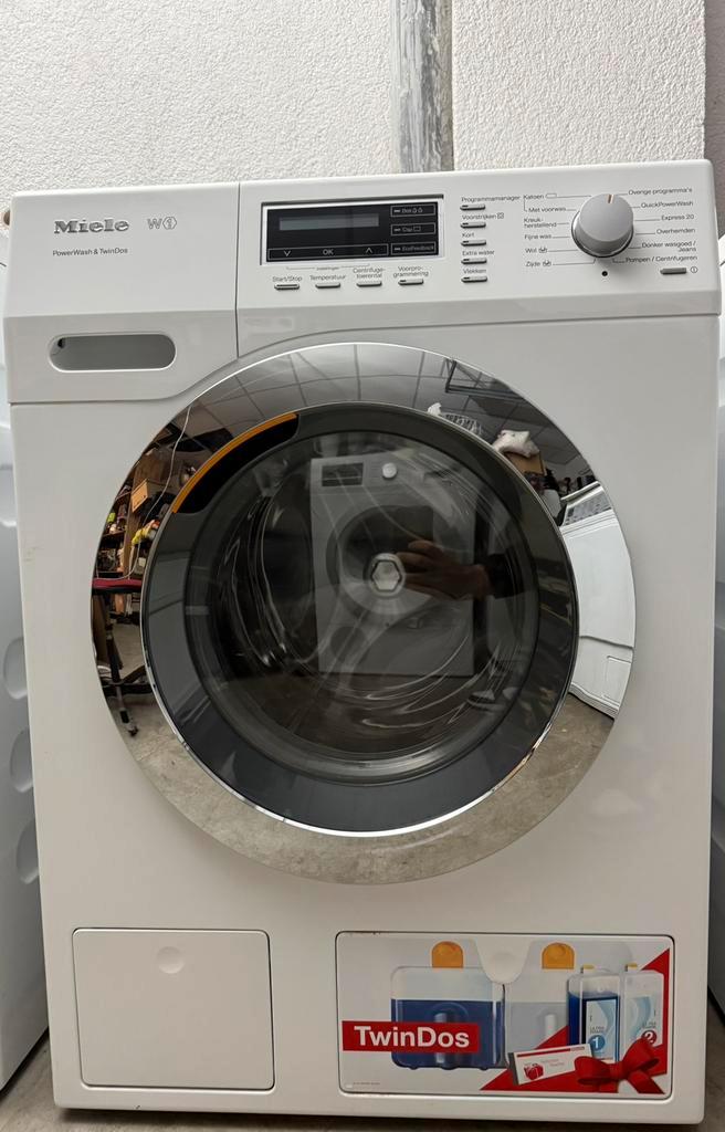 Miele Wasmachine, 8kg, 1600rpm, Twindos, Witgoed en Apparatuur, Wasmachines, Gebruikt, Voorlader, 8 tot 10 kg, 85 tot 90 cm, 1600 toeren of meer