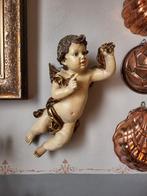 Antieke Kerk Engel ~ Putti, Antiek en Kunst, Ophalen of Verzenden