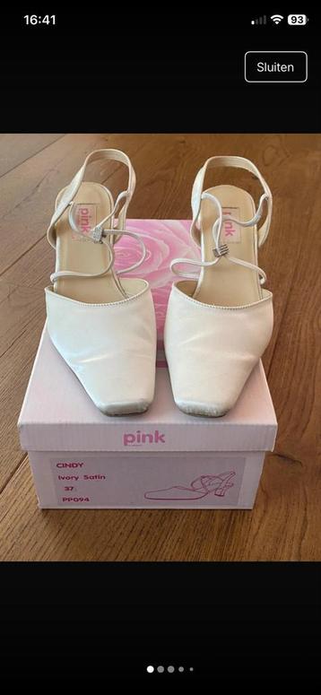 Pink (trouw) schoenen, maat 37, 1 dag gedragen! beschikbaar voor biedingen