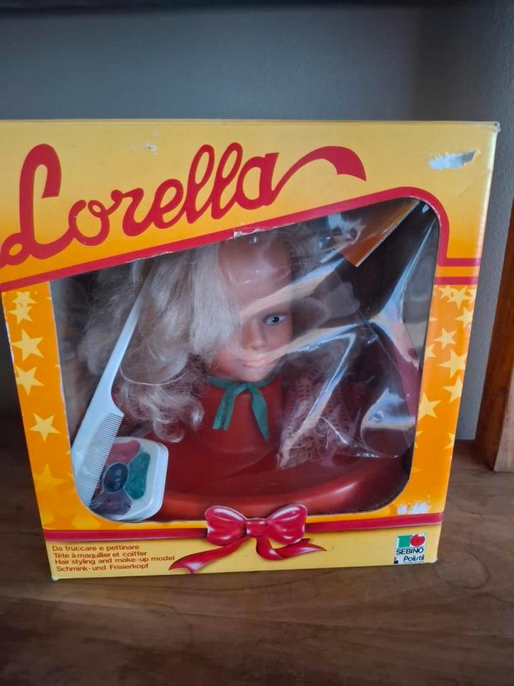 Vintage Lorella Make-up Pop, Kinderen en Baby's, Speelgoed | Poppen, Gebruikt, Overige typen, Ophalen of Verzenden