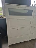 Ladekast IKEA BRIMNES 4 lades 78 cm x 124 cm x 41 cm, Ophalen, Gebruikt, 100 tot 150 cm, 50 tot 100 cm