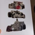 Drie stickers.   F1 auto's., Auto diversen, Autostickers, Ophalen of Verzenden
