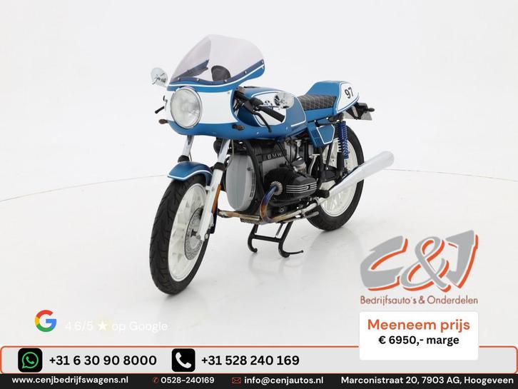 BMW R 65 custom gerestaureerd 1980 2 zits 6950,-, Motoren, Motoren | Oldtimers, Toermotor, meer dan 35 kW