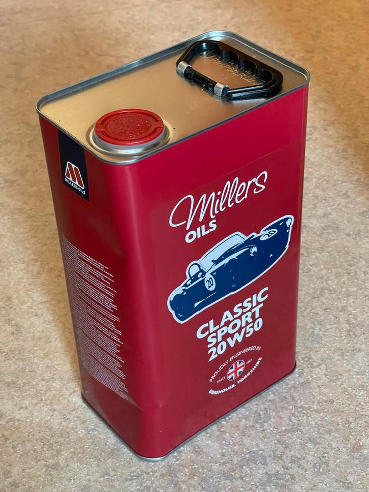 Millers Oils 20W50 Classic Sport 5L Nieuw motorolie, Auto diversen, Onderhoudsmiddelen, Ophalen