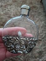 Brocante parfumfles met ornament, Antiek en Kunst, Curiosa en Brocante, Ophalen of Verzenden