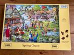 Puzzel Spring Green 1000 stukjes, Hobby en Vrije tijd, Denksport en Puzzels, Ophalen of Verzenden, 500 t/m 1500 stukjes, Zo goed als nieuw