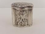 Zilveren lodereindoosje                                 Z213, Antiek en Kunst, Ophalen of Verzenden, Zilver