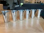 6 Verzilverde Bierbekers WMF met Initialen, Ophalen of Verzenden, Gebruikt
