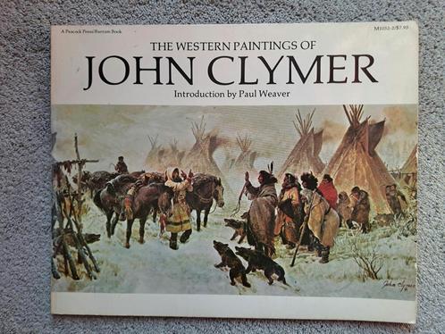 Western schilderijen John Clymer 1977 Indianen en Cowboys, Boeken, Kunst en Cultuur | Beeldend, Zo goed als nieuw, Schilder- en Tekenkunst