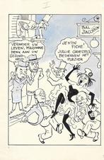 Originele politieke tekening Franse nationale personificatie, Antiek en Kunst, Ophalen