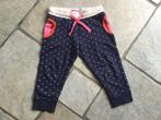 HEMA schattig netjes broekje blauw/wit stip neon details 92, Broek, Meisje, Ophalen of Verzenden, Zo goed als nieuw