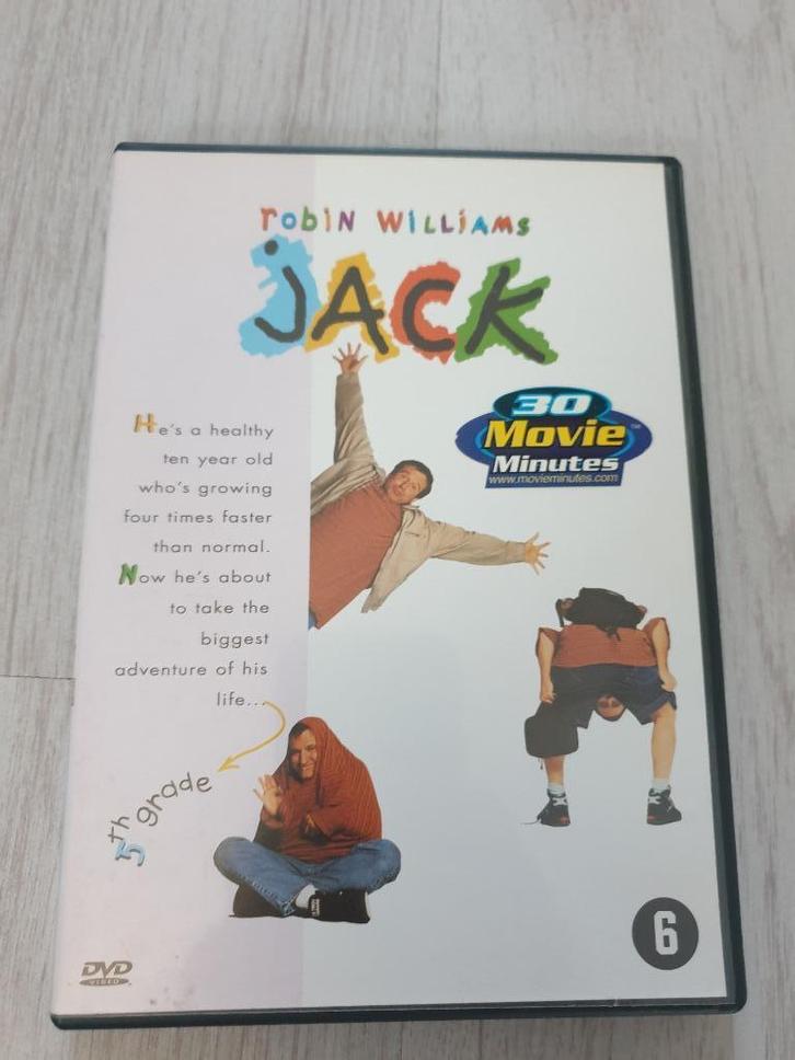 DVD Jack (1996) - Robin Williams/Jennifer Lopez, Cd's en Dvd's, Dvd's | Komedie, Gebruikt, Romantische komedie, Vanaf 6 jaar, Ophalen