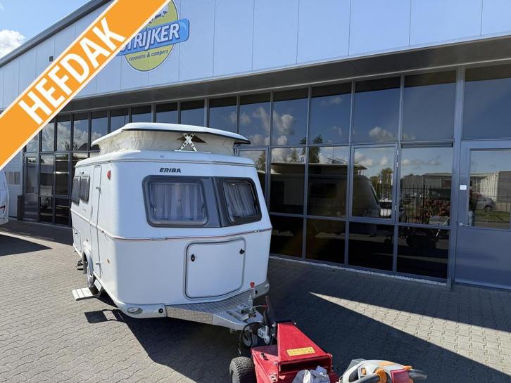 Eriba Touring Troll 535 GT 530GT Bed 198cm + Zit + WC BJ2021, Caravans en Kamperen, Caravans, Bedrijf, tot en met 4, 1000 - 1250 kg