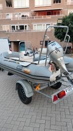 Rib Excellent 350 15pk Honda 4takt inclusief trailer, Zo goed als nieuw, Benzine, Minder dan 70 pk, Overige materialen