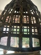 Twee Mooie Hanglampen Bruin/Grijs, Huis en Inrichting, Lampen | Hanglampen, Ophalen, Gebruikt, Metaal, 75 cm of meer