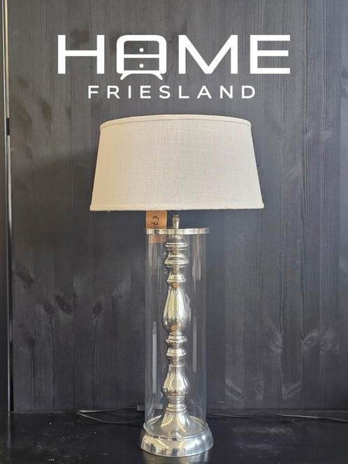 Riviera maison- Tafel Lamp inclusief originele lampen kap, Huis en Inrichting, Lampen | Tafellampen, Zo goed als nieuw, Minder dan 50 cm