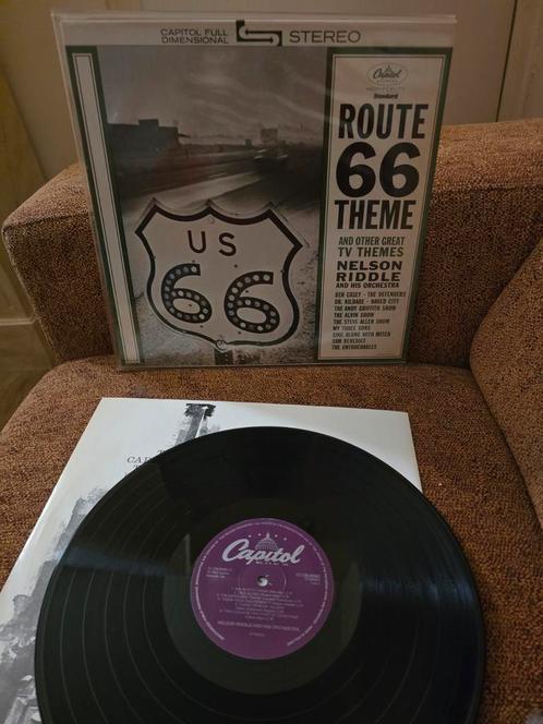 Lp/elpee route 66 theme., Cd's en Dvd's, Vinyl | Jazz en Blues, Zo goed als nieuw, Jazz, 1960 tot 1980, Ophalen of Verzenden