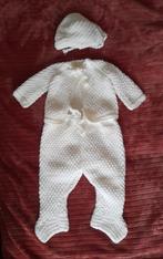 Gehaakt babypakje,gebr.wit:jasje 24 cm,broekje,mutsje,sokjes, Ophalen of Verzenden, Nieuw