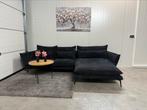 Hoekbank Ribstof nachtblauw | Gereinigd | Gratis levering