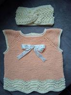 Baby jurkje met hoofdband nieuw handgemaakt, Ophalen, Nieuw, Handgemaakt, Meisje