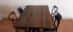 Eetkamer tafel met 4 stoelen dit weekend ophalen voor €50!!, Huis en Inrichting, Tafels | Eettafels, Ophalen of Verzenden, Gebruikt