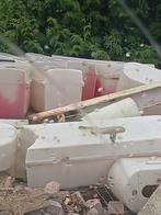 Kunststof Vangrail Blokken, Doe-het-zelf en Verbouw, Overige Doe-het-zelf en Verbouw, Ophalen, Gebruikt