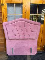 Roze Hoofdbord met Kralen - Prachtige Slaapkamer Accessoire, Ophalen, 90 cm, Eenpersoons, Zo goed als nieuw