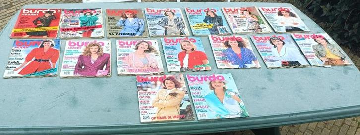 Vintage Burda Moden 1980/1990 (N21), Hobby en Vrije tijd, Kledingpatronen, Gebruikt, Vrouw, Burda, Ophalen of Verzenden