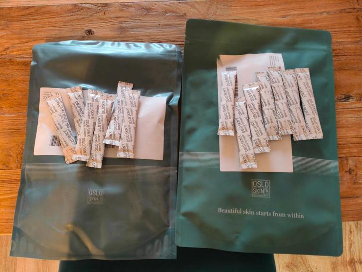 Oslo skin lab collageen 2x refill + 13 extra (= 125 zakjes), Sieraden, Tassen en Uiterlijk, Uiterlijk | Gezichtsverzorging, Nieuw