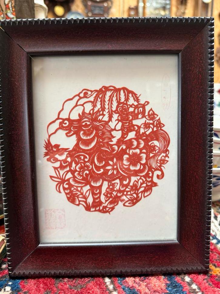 Chinees papierknipkunstwerk, Antiek en Kunst, Kunst | Niet-Westerse kunst, Ophalen of Verzenden