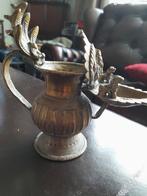 Antieke olielamp, brons. India-Nepal, Ophalen of Verzenden