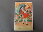 Circus, dame met hoed, paraplu en konijn, stempel Lexmond, 1940 tot 1960, Gelopen, Kinderen, Verzenden