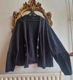 Hebbeding zwart katoenen apart jasje met druk knopen, Kleding | Dames, Grote Maten, Zwart, Hebbeding, Ophalen of Verzenden, Zo goed als nieuw