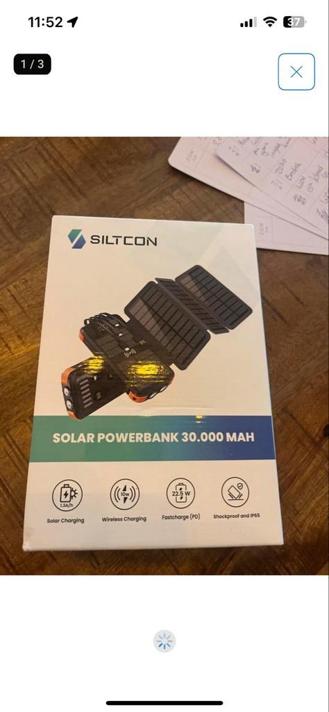 Nieuwe 30.000 mAh Powerbank - Nooit gebruikt!, Computers en Software, Harde schijven, Nieuw, Console, Extern, SSD, USB, Ophalen